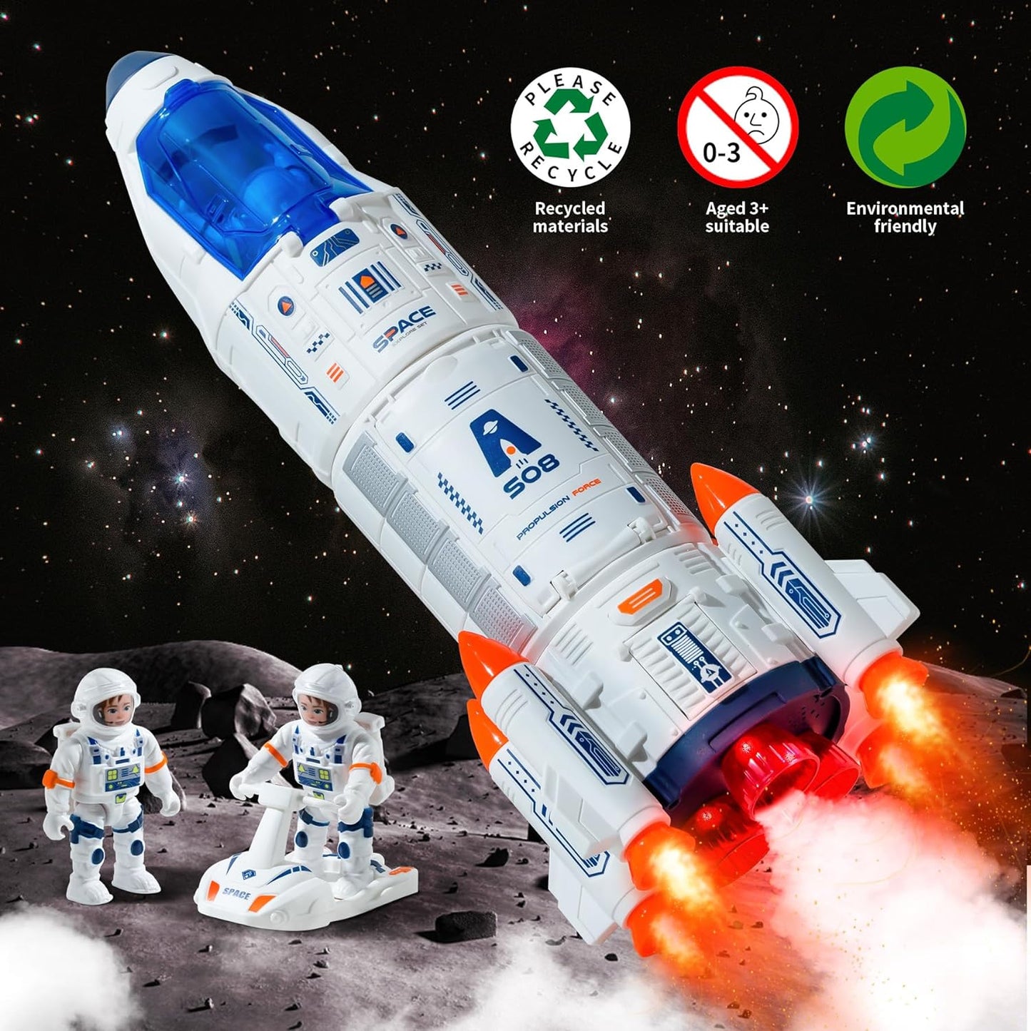 Concentration, Focus, Rocket, Space Shuttle Rocket Toys, Rocket, Toy Rocket, Toys, Educational, Concentration, Learning, Astronaut Toy, Space AdventureToys, Kids Science Educational Toys