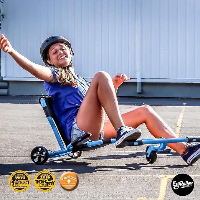 EzyRoller New Pro-X Ride On Toy for Kids and Adults - Blue