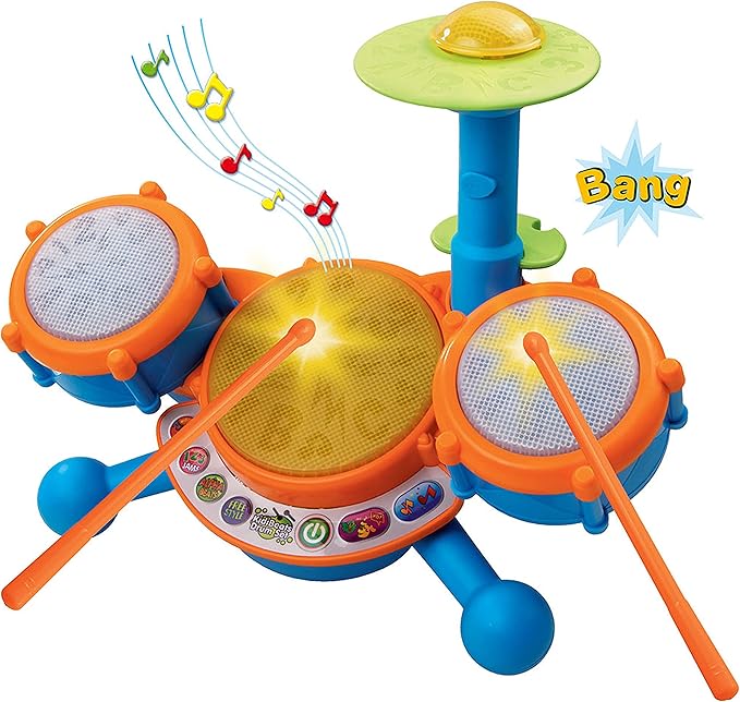 VTech KidiBeats Drum Set (Frustration Free Packaging)