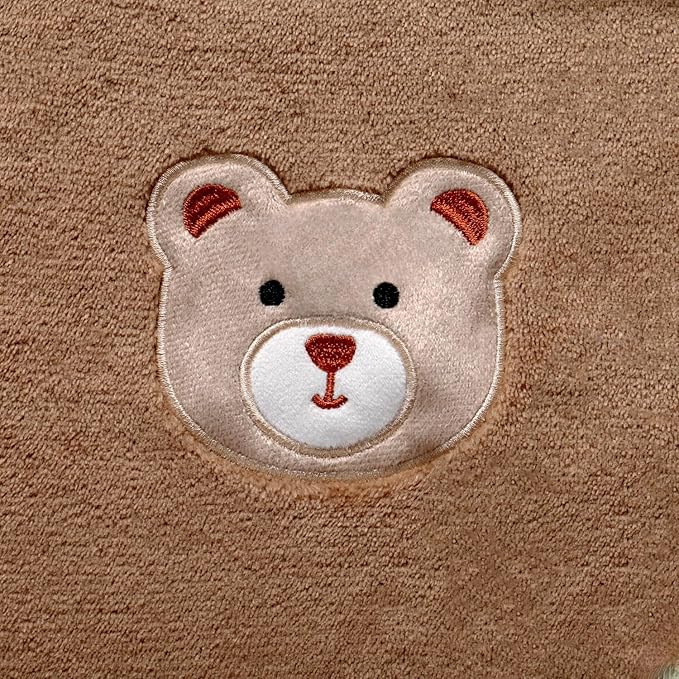 CREVENT 30''X40'' Cute Cozy Fluffy Warm Baby Blanket for Girls Boys Infants Toddlers' Bedding Crib Cot Stroller, Baby Shower Birthday Newborn's Gift - Bear
