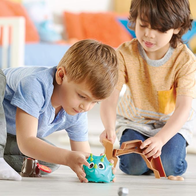 Learning Resources Coding Critters Rumble & Bumble - 23 Pieces, Ages 4+, Educational Learning Games, Screen-Free Early Coding Toy For Kids, Interactive STEM Coding Pet