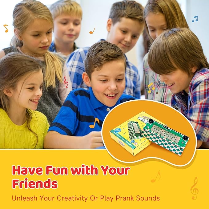 Build Your Own Musical Instrument | Play Melodies Sound Effects | STEM Activities Project Toys for Ages 8-13 | Music Gifts for Teen Boys & Girls & Friends | Fun Toys for Beginner Musicians Youth