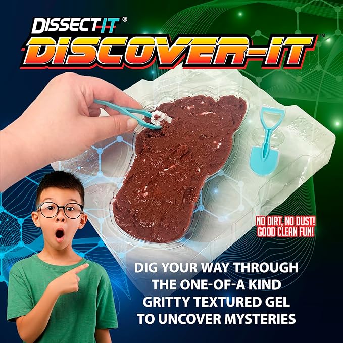 Dissect-It Discover-It Bigfoot Dig Kids Science Kit, Gel Dissection Kit for Kids to Learn Anatomy, STEM Toys for Ages 6 and Above