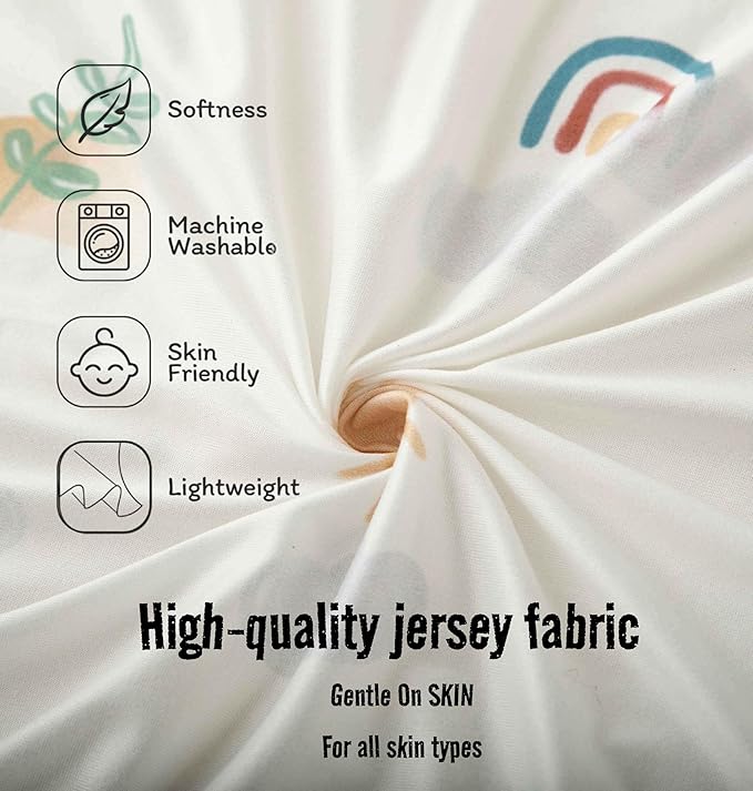 SDY Dinosaur Baby Bassinet Sheets Set 2 Pack for Boys Girls，Elastic Travel Crib Fashionable Floral Pattern, Standard Cradle Safe Sheets Set 32 * 16 * 4 inches (Dino)