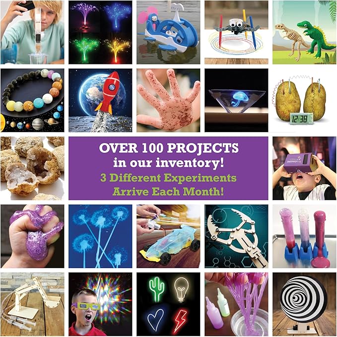 12-Month Science Kit Subscription | 36 Hands-On STEM Projects | Engineering & Building Toys and Educational Activities for Kids Ages 7–12