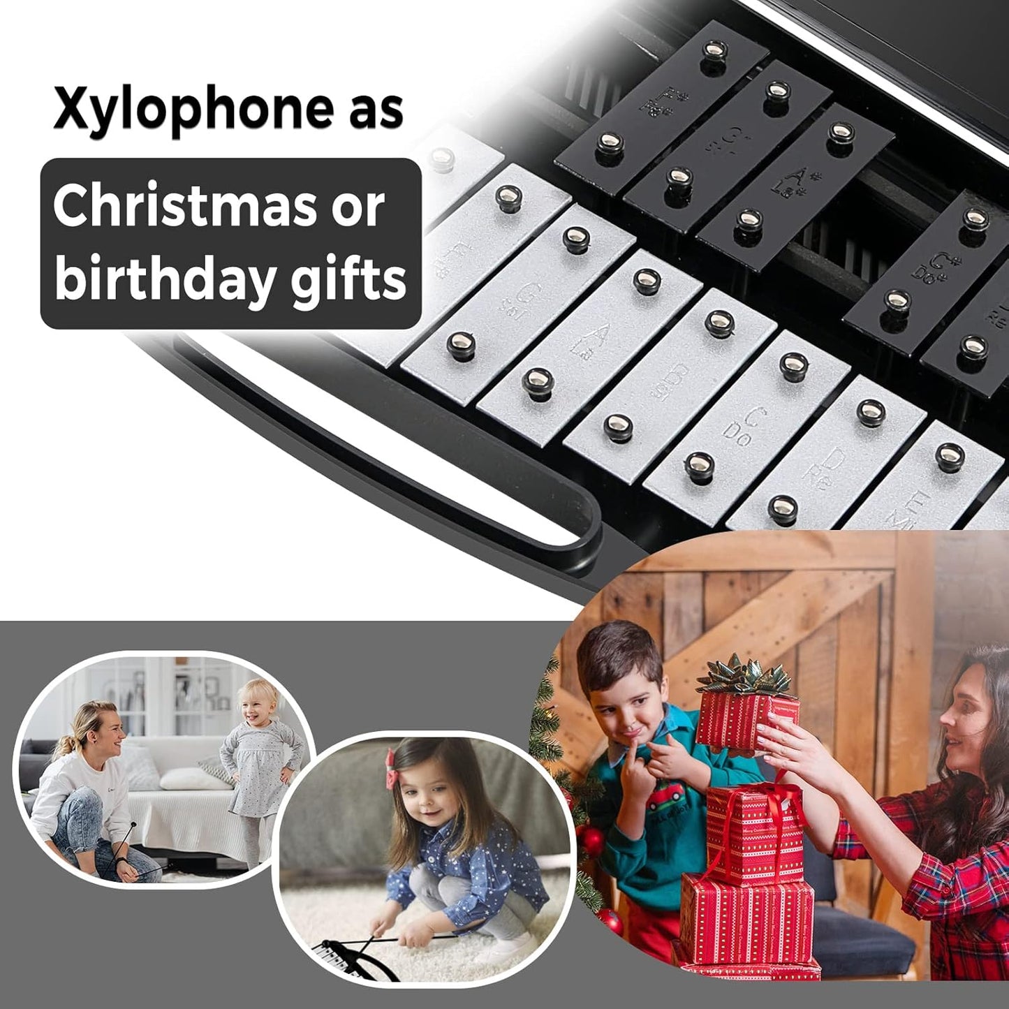 EASTROCK Glockenspiel Xylophone for Kids, Professional Music Teaching, Gifts