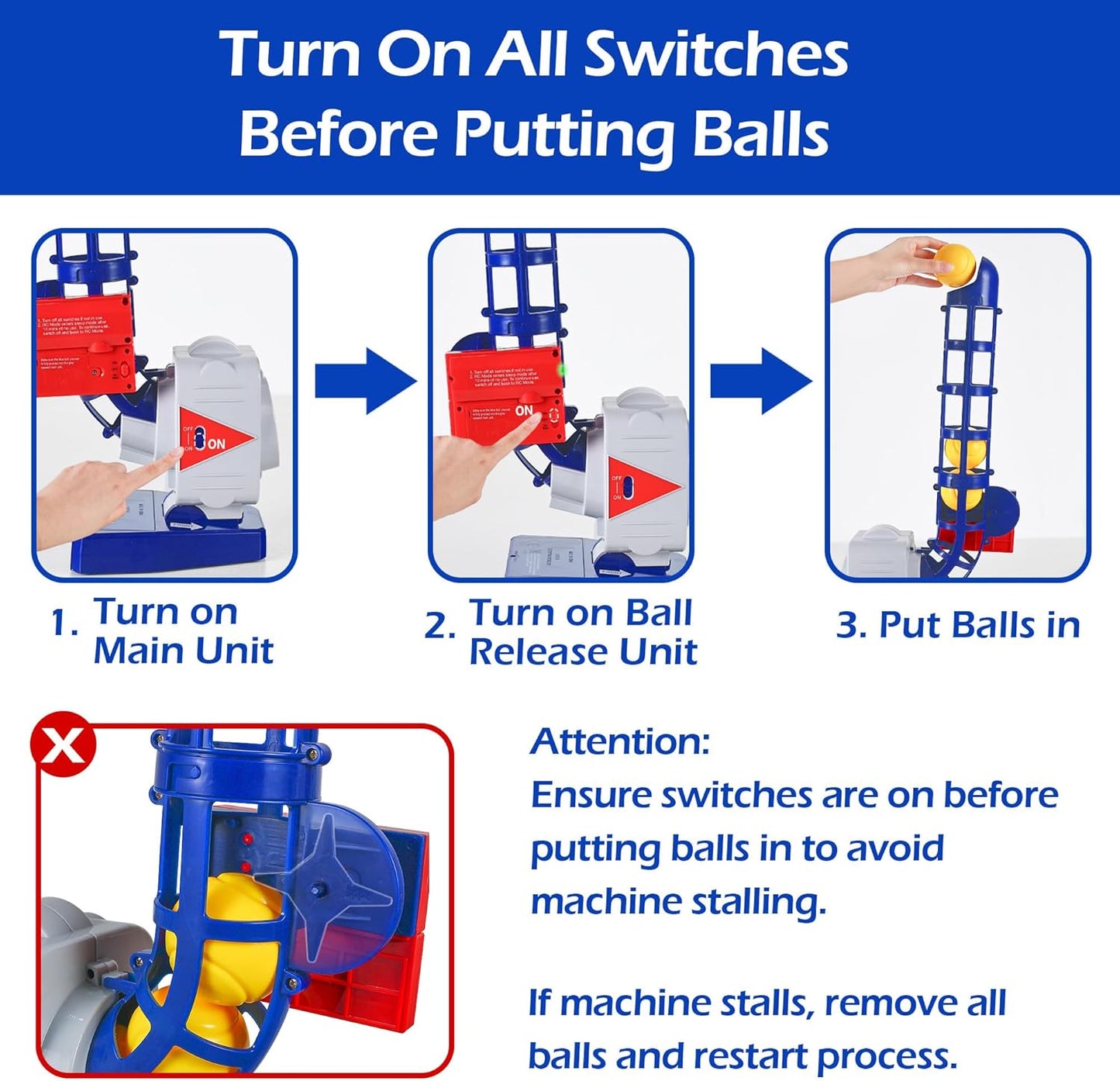 iPlay, iLearn Kids Pitching Machine Toys, 2 in 1 RC Baseball Tennis Pitcher, Auto Ball Launching Bat, Boy Outdoor Outside Sports Backyard Game, Birthday Gift 5 6 7 8 10 12 Yr Youth-Partially Assembled