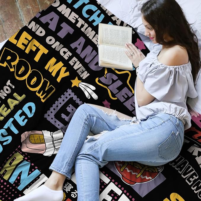 Anime Gifts for Girls, Japanese Anime Gifts for Women, AAnime Lovers Men, Soft Throw Blanket 50" *60"