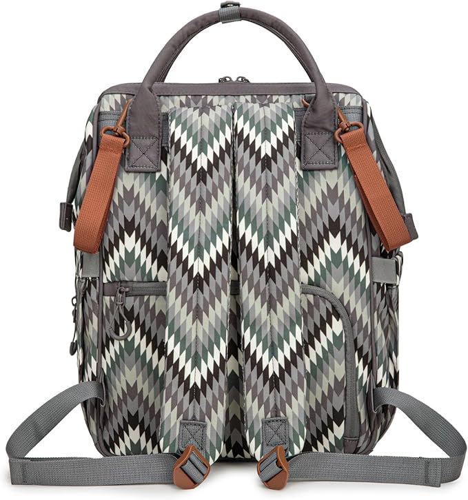 Montana West Wrangler Callie Diaper Bag Backpack with Pacifier Case, Crossbody Bottle Bag and Stroller Straps Western Pattern Multifunction Baby Travel Bag Set WG2216-9110BK