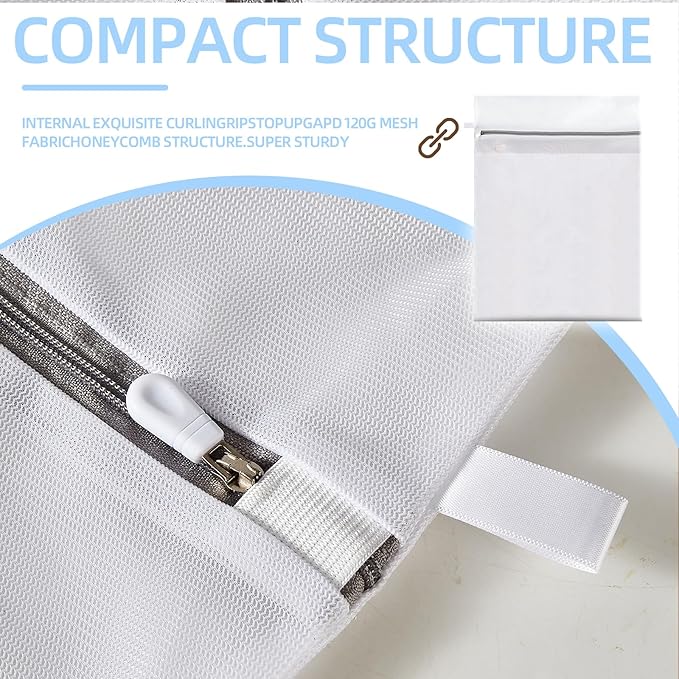 Mesh Laundry Bags, Mesh Wash Bags Durable Mesh Structure with Strong Zipper Suitable for Underwear Delicate Clothes, Pants, Shoes, Socks Washing (Small Fine Mesh, Extra Large 24*36in+36*44in)