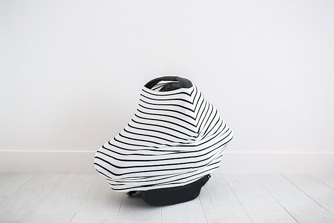 Copper Pearl Multi-Use Cover: Car Seat Covers, Nursing Cover, and Stroller Cover for Sun - Stretchy Fabric, All-Season Use, Stylish Designs, Easy Access for Moms - City