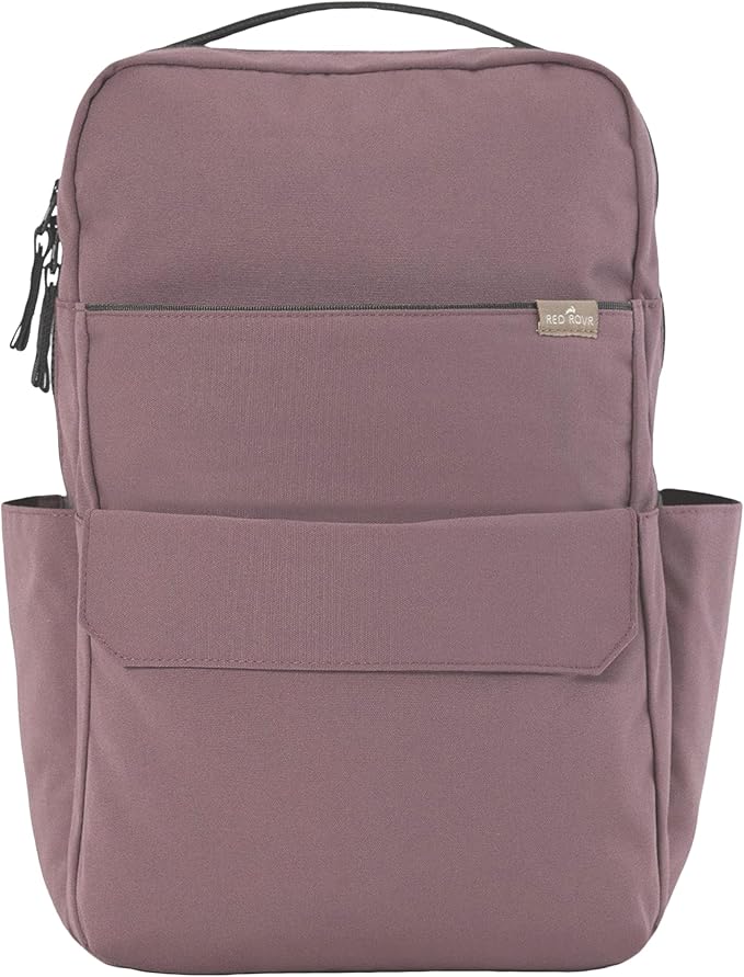 RED ROVR Roo Lightweight 1 LB Diaper Bag Backpack | 11 organizational pockets| Durable & Water-Resistant (Mauve)