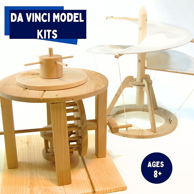 Pathfinders STEM Kit – Leonardo da Vinci Helicopter Model kit Science Kits | stem Toy Physics Toys | Engineering | Learning Resources