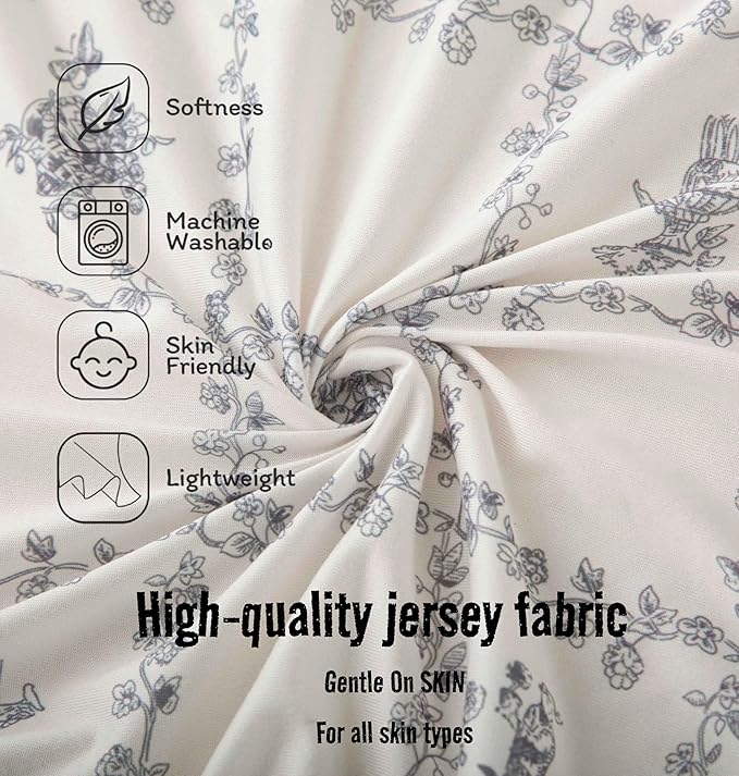 SDY Baby Bassinet Sheets,2pk Cozy Floral Bassinet Fitted Sheets for Baby Boys Girls 32 * 16 * 4 inches, Baby Sheets Fit for Hourglass Oval Cradle, Moses Basket Rectangle Mattress(Floral,Black)