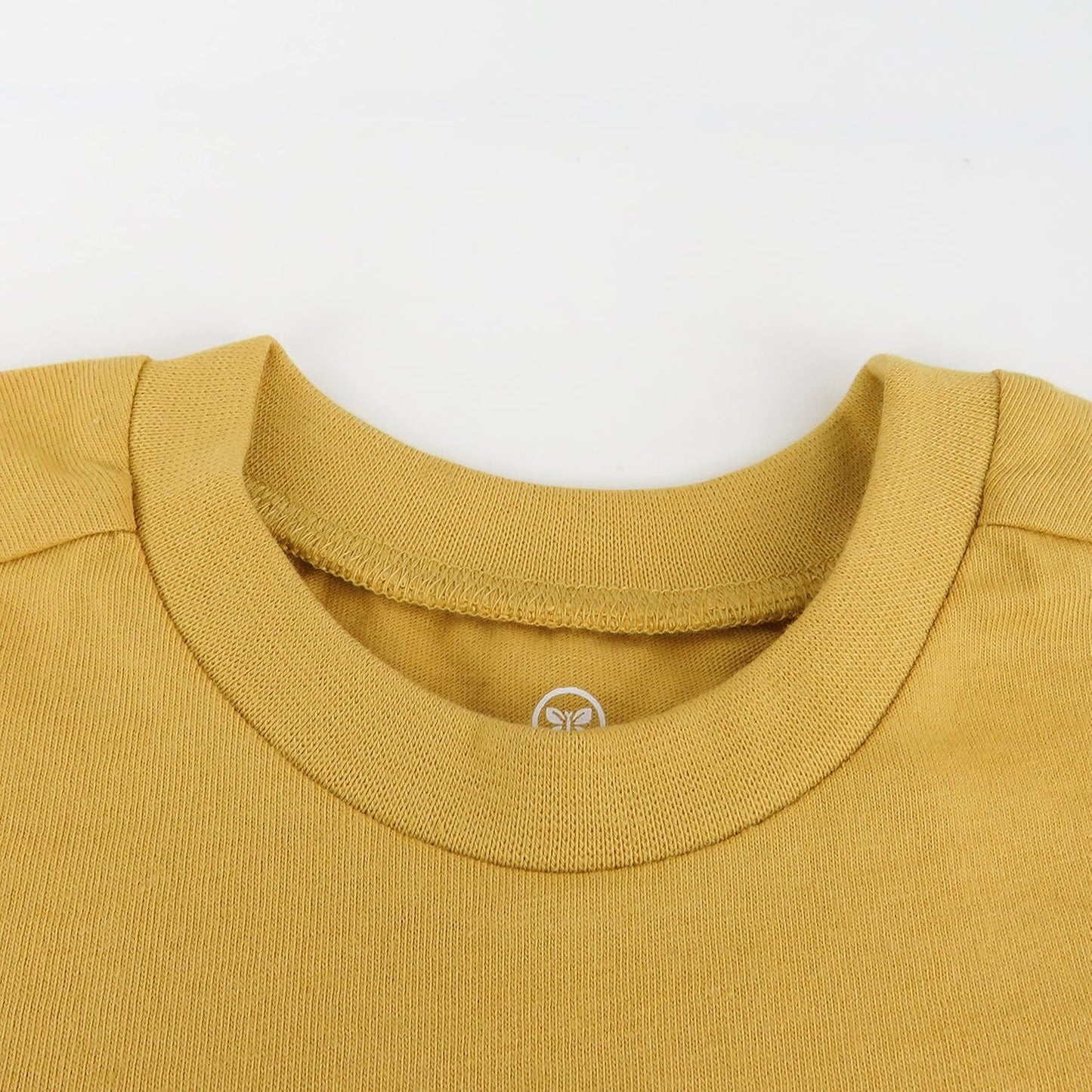 5-Pack Short Sleeve T-Shirts 100% Organic Cotton Baby, Toddler, Little Kid, Boy, Girl, Unisex