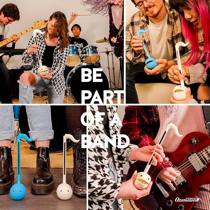 Otamatone Japanese Electronic Musical Instrument Portable Music Synthesizer from Japan by Maywa Denki Studio, Award Winning, Educational Fun Gift for Children, Teens & Adults - Red