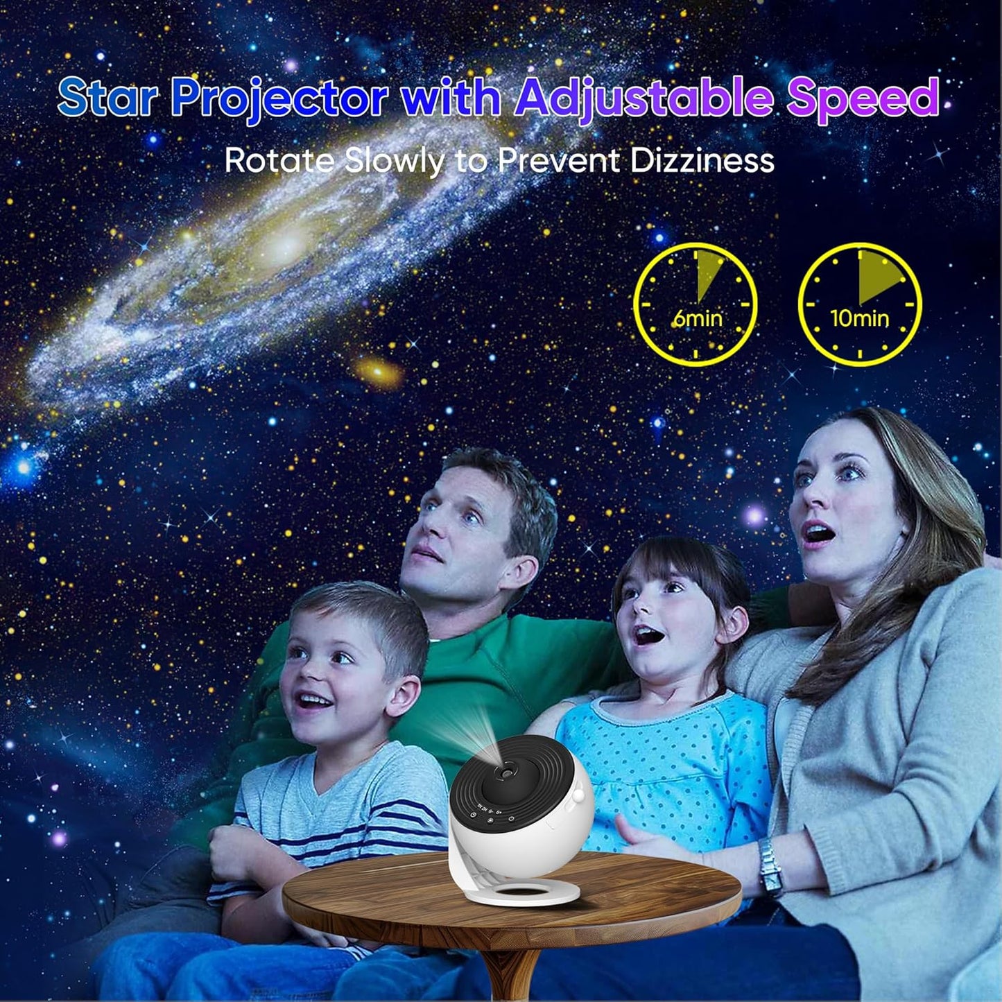 Galaxy Projector for Bedroom,13 in 1 Star Projector with Timer and 3 Button Control 360° Rotating Planetarium Ceiling Night Light Projector for Kids,Adult,Gifts,Ceiling,Bedroom Room Decor