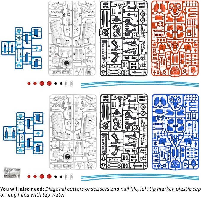 Thames & Kosmos Hydraulic Boxing Bots STEM Experiment Kit | Build Two Hydraulic-Powered Boxing Robots! | Explore Hydraulic, Water-Powered Systems | Challenge a Friend to a Robot Duel!