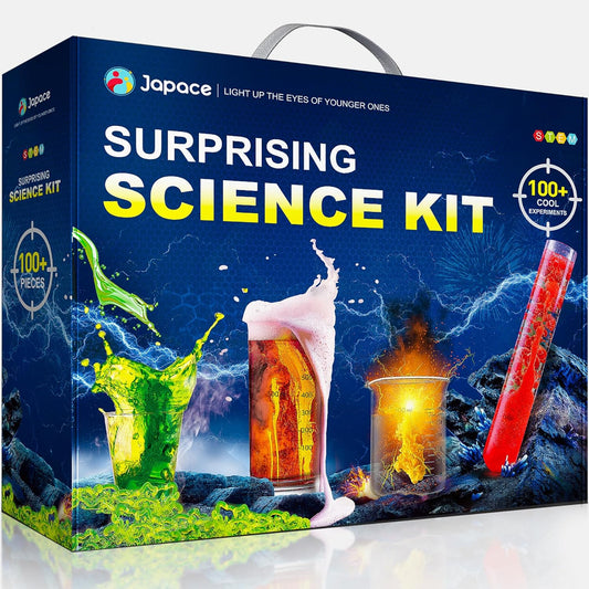 Japace 100+ Experiments Science Kit for Kids, Cool Boy Christmas Birthday Gift Ideas, Chemistry and Physics Set STEM Toys for Boys Girls