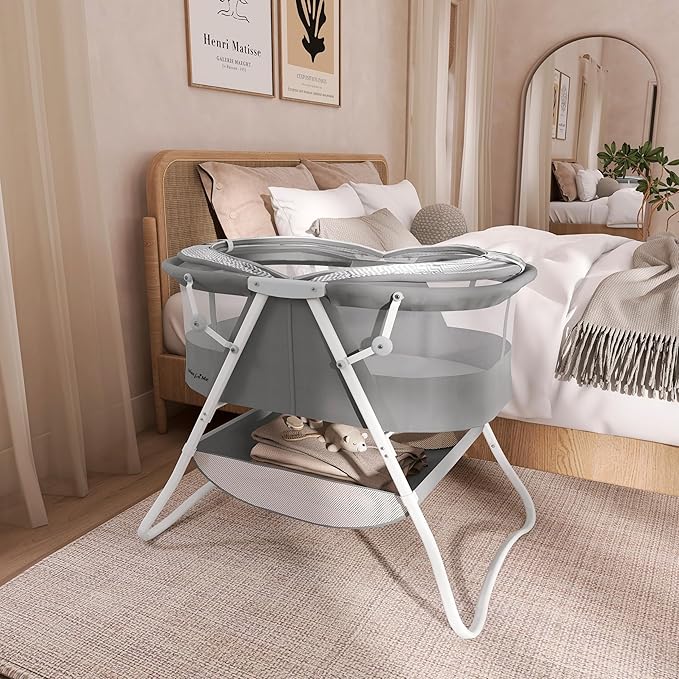 Dream On Me Karley Bassinet, Grey