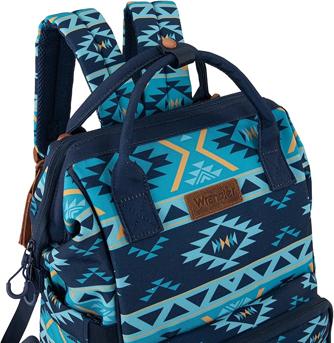 Montana West Wrangler Callie Diaper Bag Backpack with Stroller Straps Multifunction Baby Travel Bag WG2204-9110NY