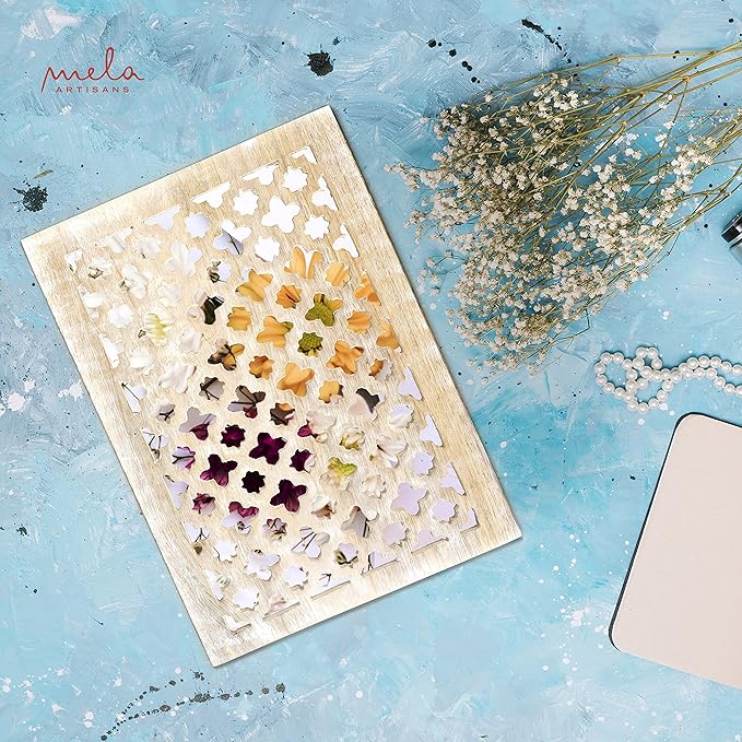 Mela Artisans Wooden Keepsake Box | Whitewash Mango Wood Memory & Photo Storage Box with Hinged Lid | Decorative Storage Box | Extra Large | 10.5x7.5x4 Inch