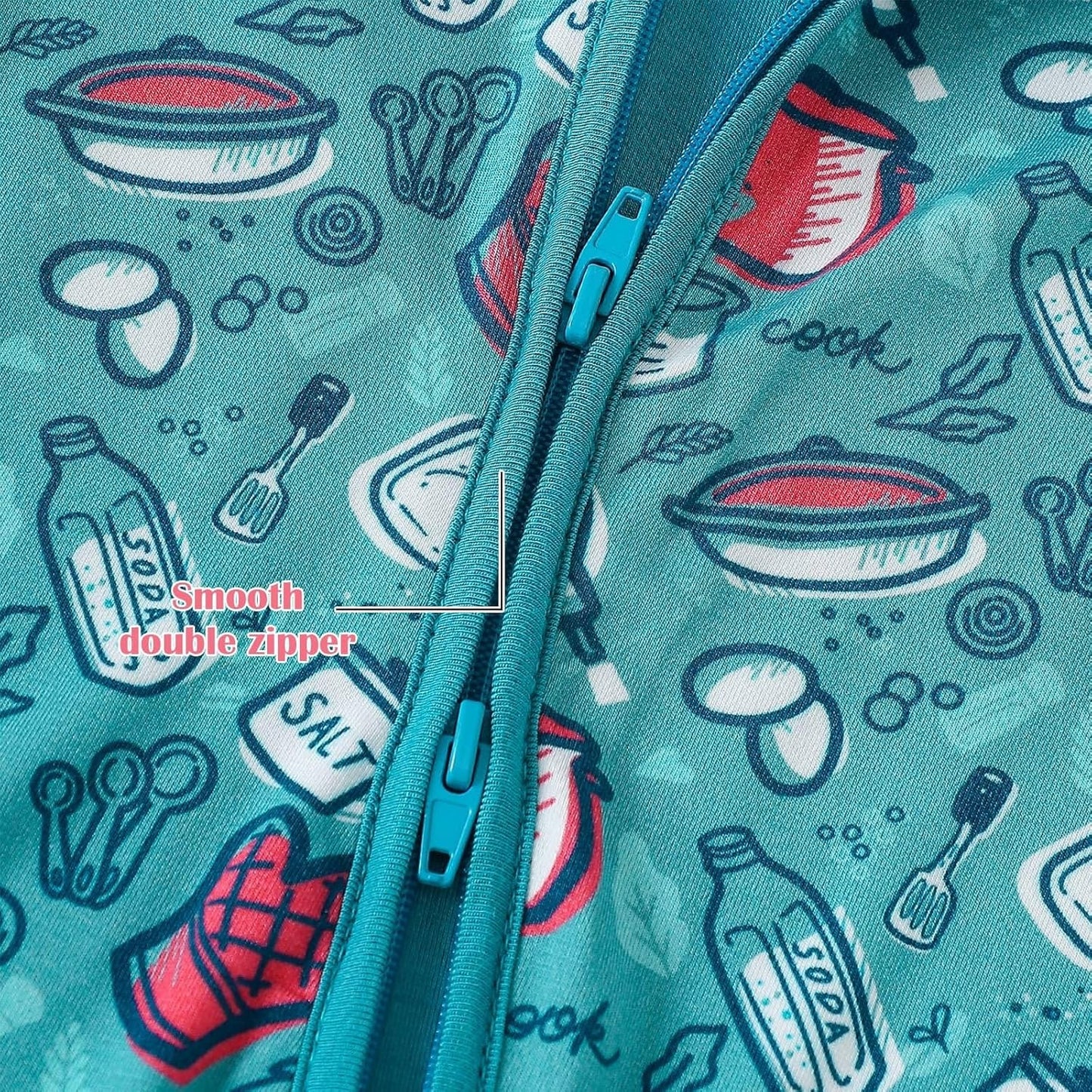 OPAWO Bamboo Baby Pajamas 3 Pack, Double Zipper Bamboo Sleepers for Baby Boy Girl Romper, Toddler Summer Clothes Outfit 0-24M