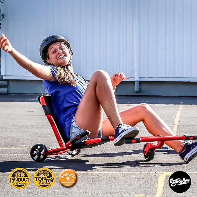 EzyRoller New Pro-X Ride On Toy for Kids and Adults - Red