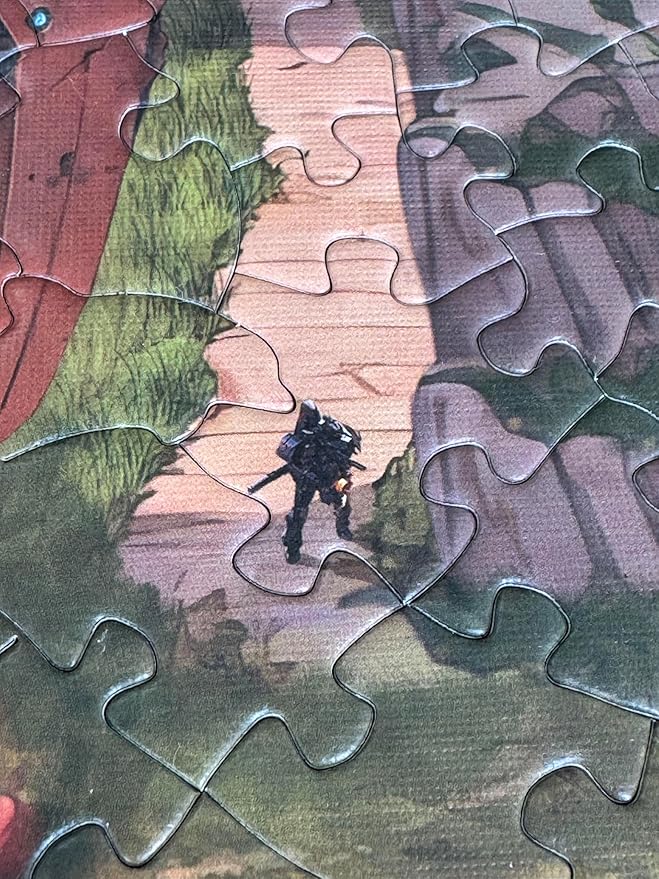 Jigsaw Puzzles for Adults 1000 Pieces: Steampunk Art Puzzle, Brain Challenging Unique Shaped Puzzle for Game Night, Family, Friends, Size 26.6 x 19.2