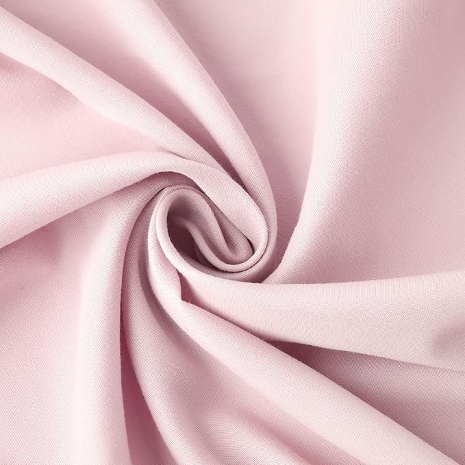 HBHLFZ Crib Sheets for Boys, Girls, 28x52 Inch Fitted Crib Sheet - 8 Inch Deep Pocketed Fixed Sheet - Soft and Comfortable Microfibre - Fits Standard cot and Toddler mattresses, Light Pink