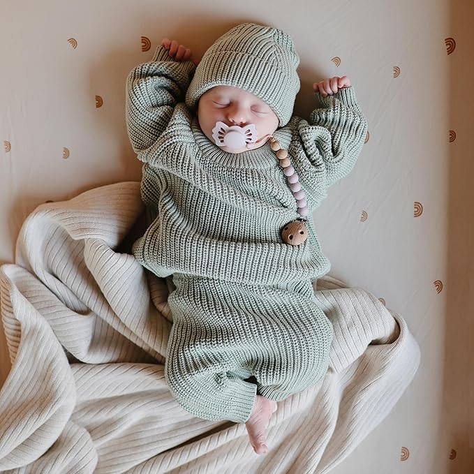 mushie Stretchy & Soft Bassinet Crib Sheet | Fitted 16" x 30" (Rainbows)