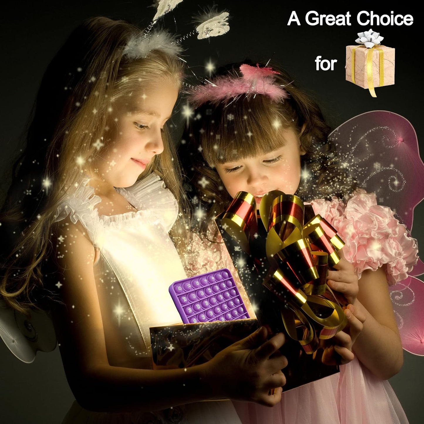 Multiplication Chart Math Games Pop Fidget Toys Counting Popper Board Stress Reliever Gifts for Kids Adult ADHD Family Kids Popping Game to Practice Times Math Ability Early Education(12x12)