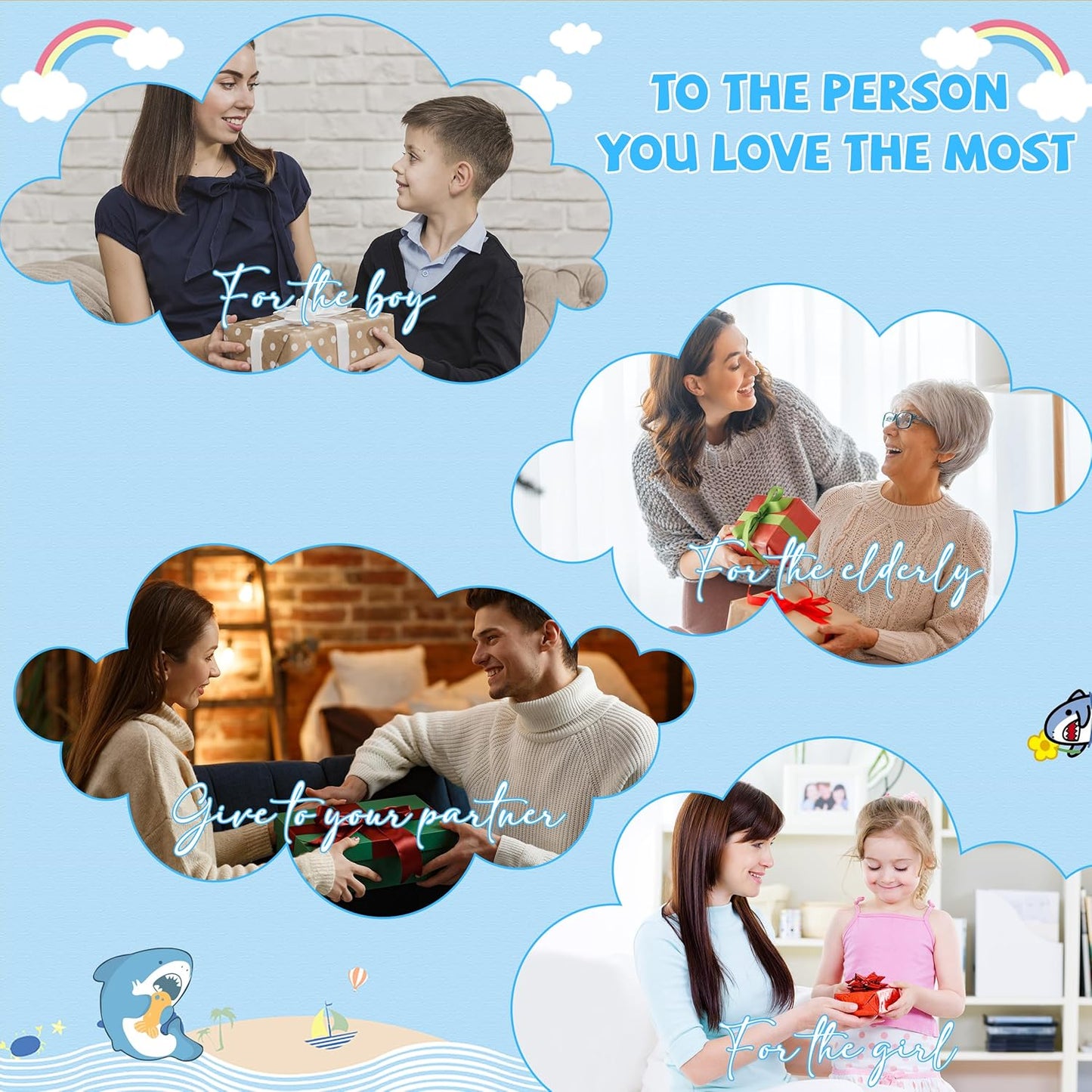 Upgraded Fast Quick Game Pop Bubble Up Toys for Kids, Funny Toys with LED Screen for Kids 3-12 for Girls and Boys Bubble Stress,Handheld Puzzle Game Sensory Toys(Batteries Included) (Shark)