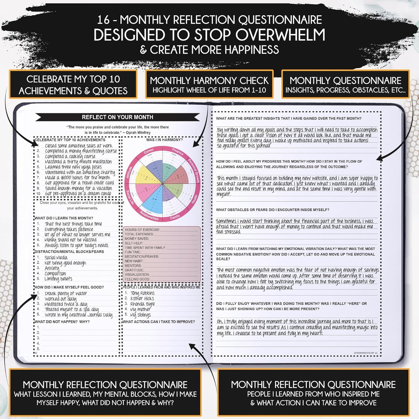 2025-2026 Planner Weekly and Monthly | 16-Month Life Planner to Increase Focus & Productivity | Reduce Overwhelm & Achieve Your Biggest Goals | Include Gift Box & Stickers | Sep 2025-Dec 2026