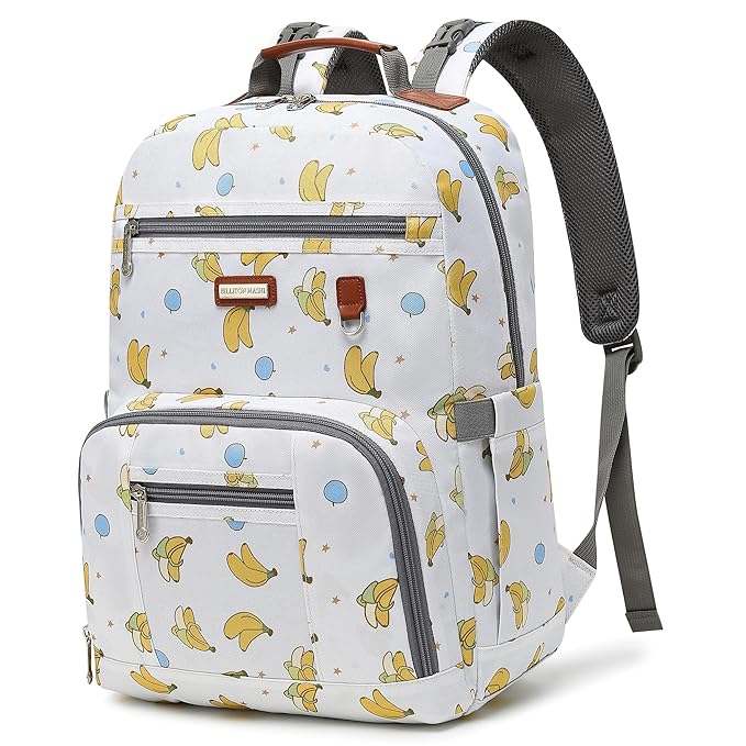 Diaper Bag Backpack, Large Baby Nappy Bags with Portable Changing Pad for Boys and GirlsMultifunction Travel Baby Bag for Moms Dads, Shower Gifts Waterproof and Stylish