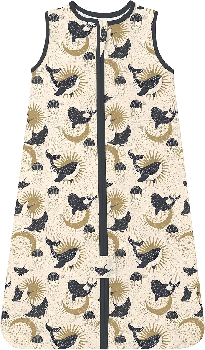 TotAha Light Sleep Sack, Stretchy, Soft, Cozy Wearable Blanket Sleep Bag with 2-Way Safe Zippers for 0-6-12-24 Months 0.5 TOG