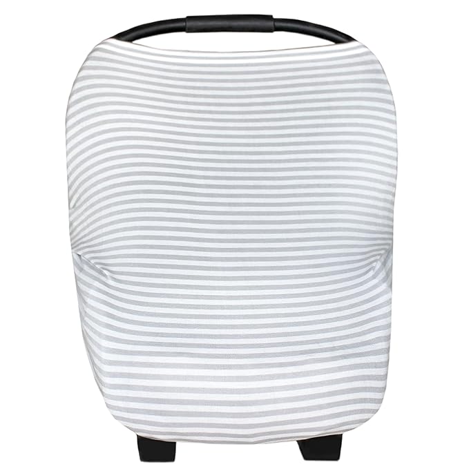 Copper Pearl Multi-Use Cover: Car Seat Covers, Nursing Cover, and Stroller Cover for Sun - Stretchy Fabric, All-Season Use, Stylish Designs, Easy Access for Moms - Everest