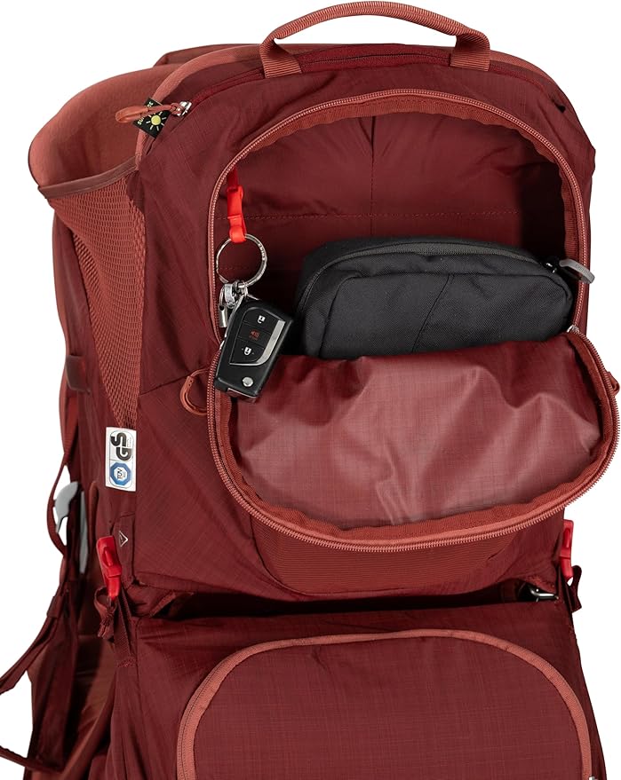 Osprey Poco LT Lightweight Child Carrier Backpack - Compact, Travel-Ready Kid Carrier with Sunshade and Adjustable Fit - Lightweight, Comfortable Hiking Carrier for Toddlers