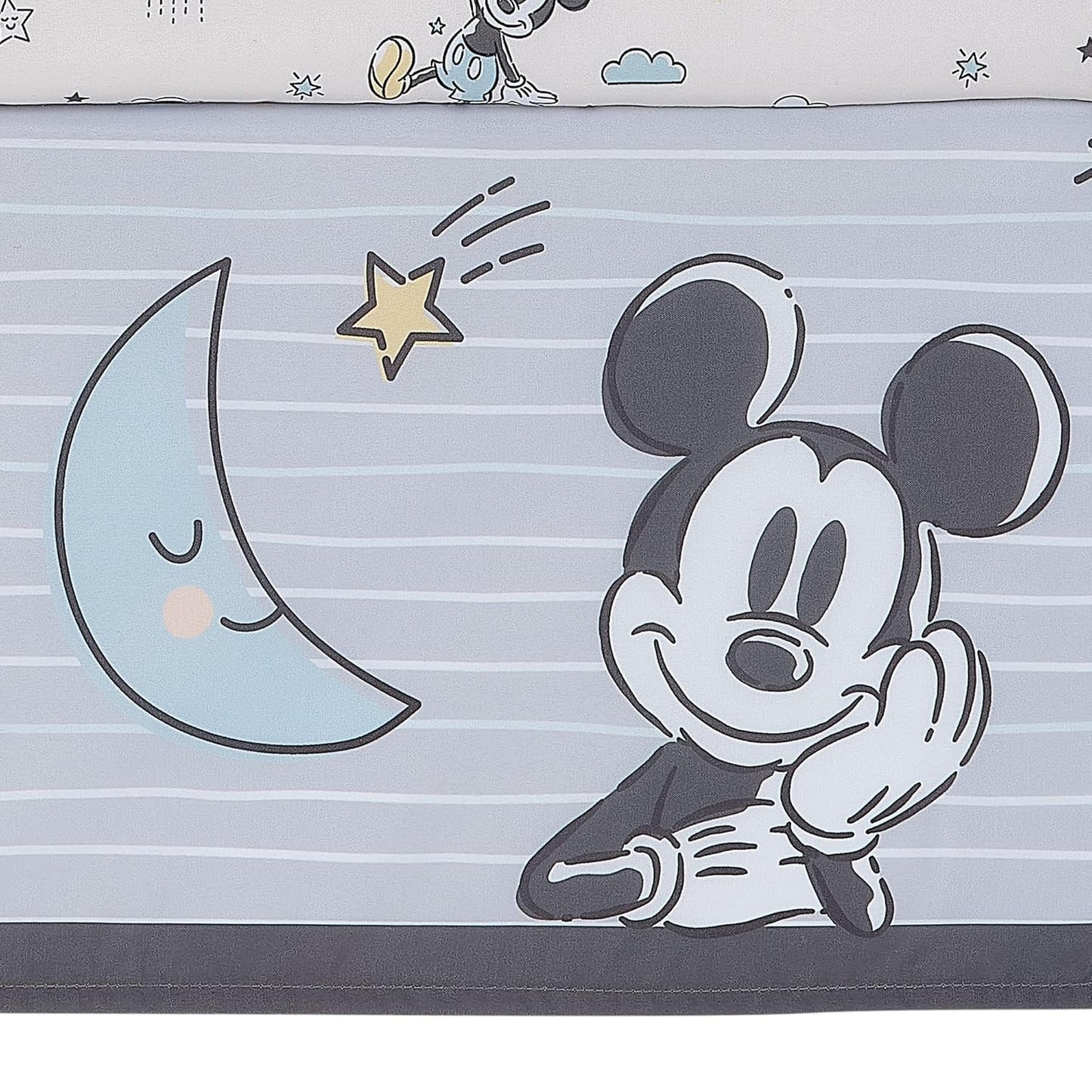 Lambs & Ivy Disney Baby Moonlight Mickey Mouse 3-Piece Nursery Crib Bedding Set