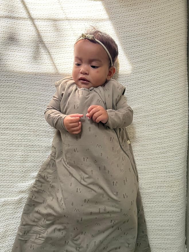 GUNAMUNA günamüna Unisex Baby, Toddler Wearable Blanket, Sleeping Bag Bamboo Rayon, Sleep Sack with Diaper Zipper, 2.6 TOG