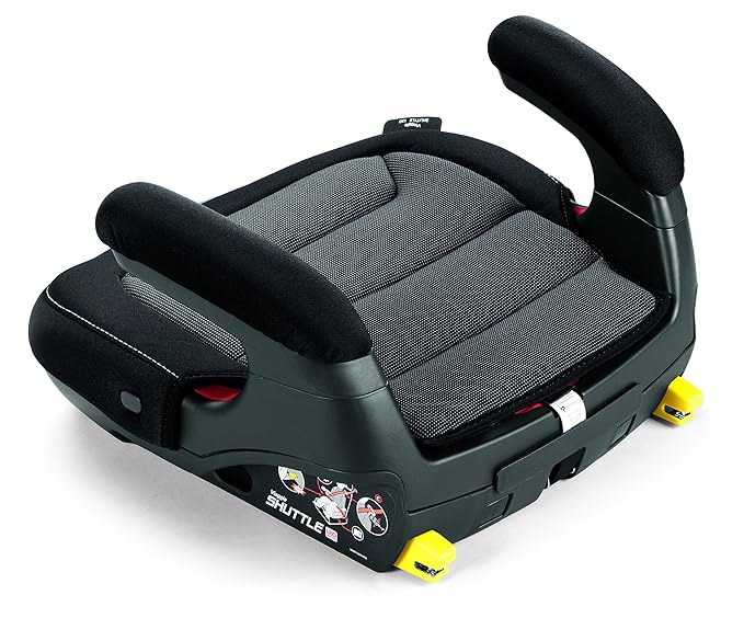 Peg Perego Viaggio Shuttle - Booster Car Seat - for Children from 40 to 120 lbs - Made in Italy - Licorice (Black)