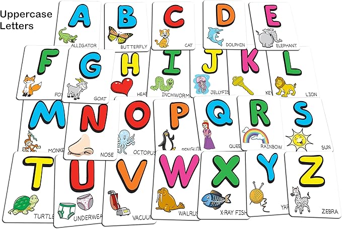Alphabet Slap Jack® | Play 4 Alphabet Games Including Alphabet Go Fish, Slapjack, ABC Letter Matching or Flash Cards | Learn Upper & Lowercase Letters and Sounds | Build CVC Words | PreK to 1st Grade