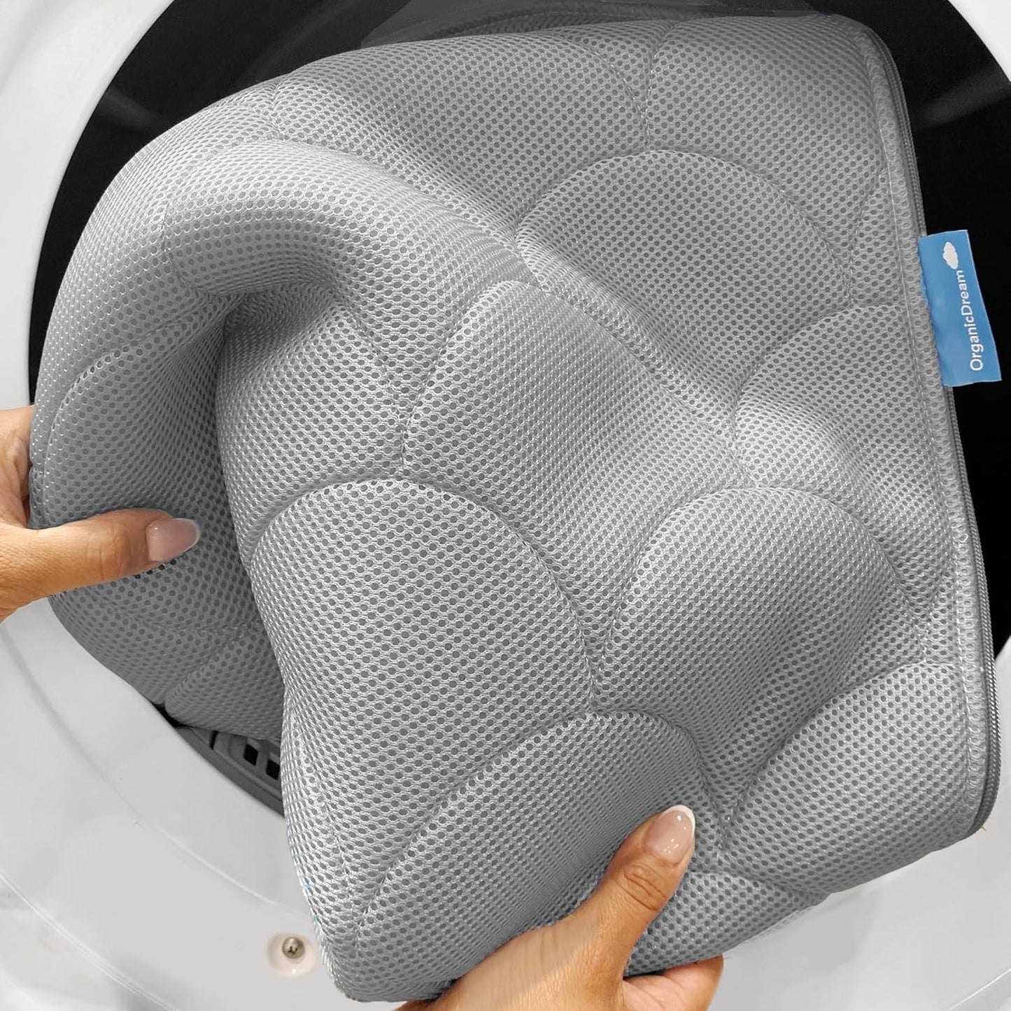 ComfortCloud 2-Stage Crib & Toddler Mattress in Moon Grey I 100% Breathable Proven to Reduce Suffocation Risk, 100% Washable, 2-Stage, GreenGuard GOLD Certified, Removable Cover - Deluxe 5" Thick