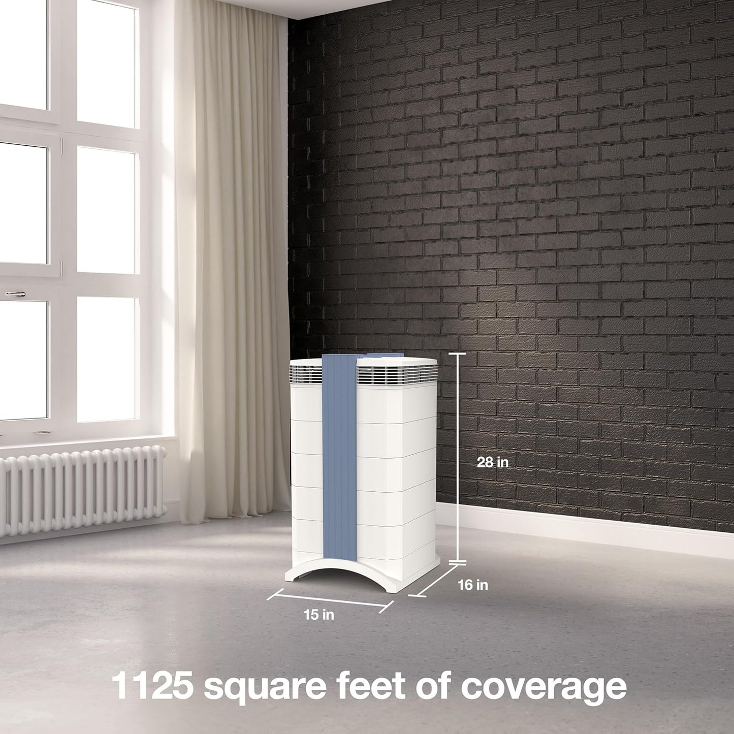 IQAir GC MultiGas XE Air Purifier – Smart MultiGas Filtration for Rooms up to 1125 sq ft - Chemicals, Odors, VOCs, and Particles, Swiss Made, WiFi Enabled