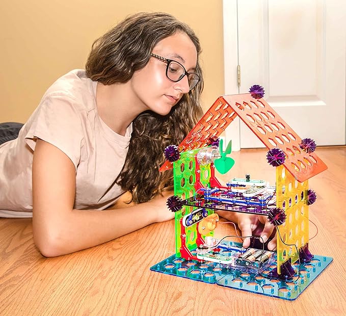 Snap Circuits Elenco My Home Electronics Building Kit for Kids Ages 8 and Up
