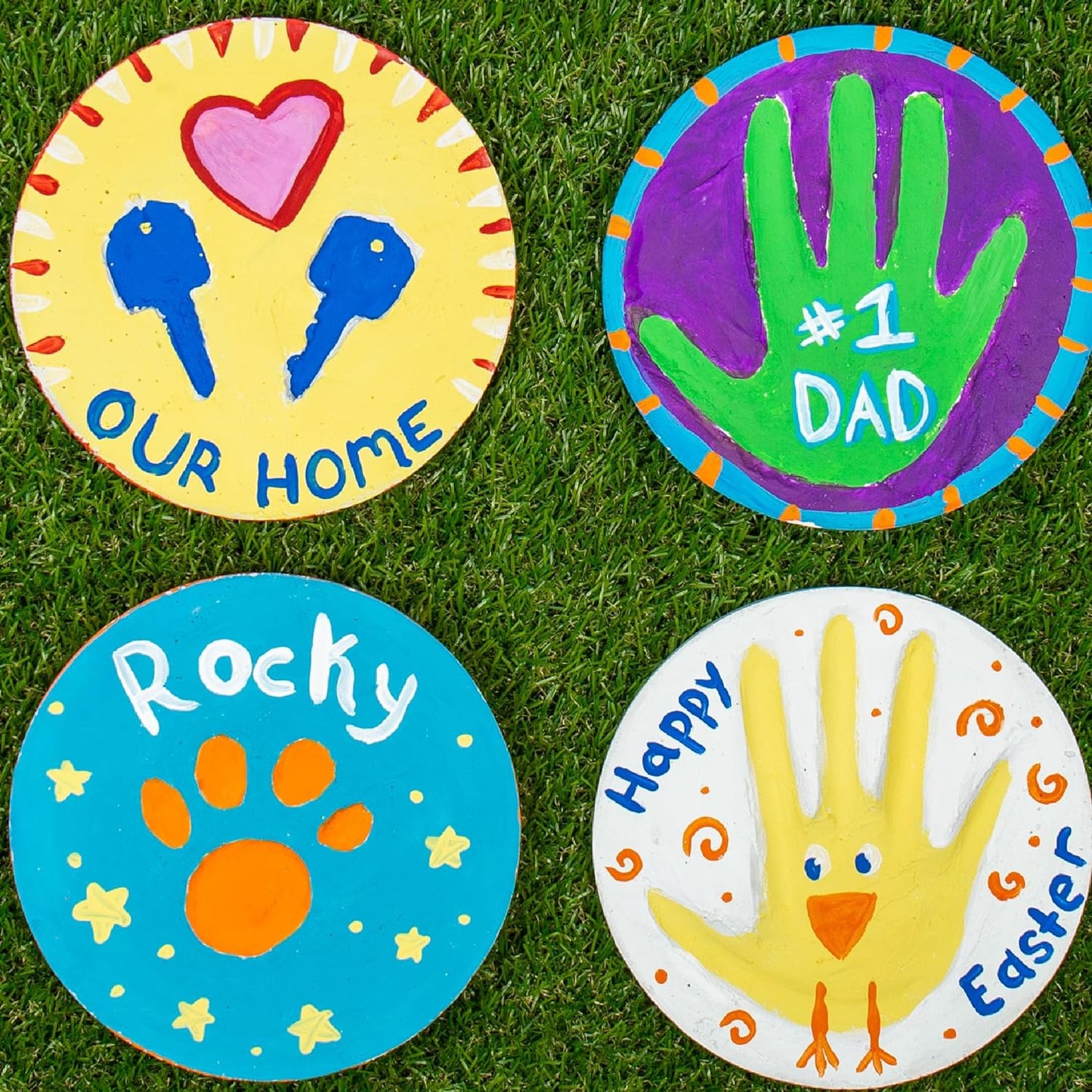 Creative Roots Create Your Own Handprint Stone by Horizon Group USA