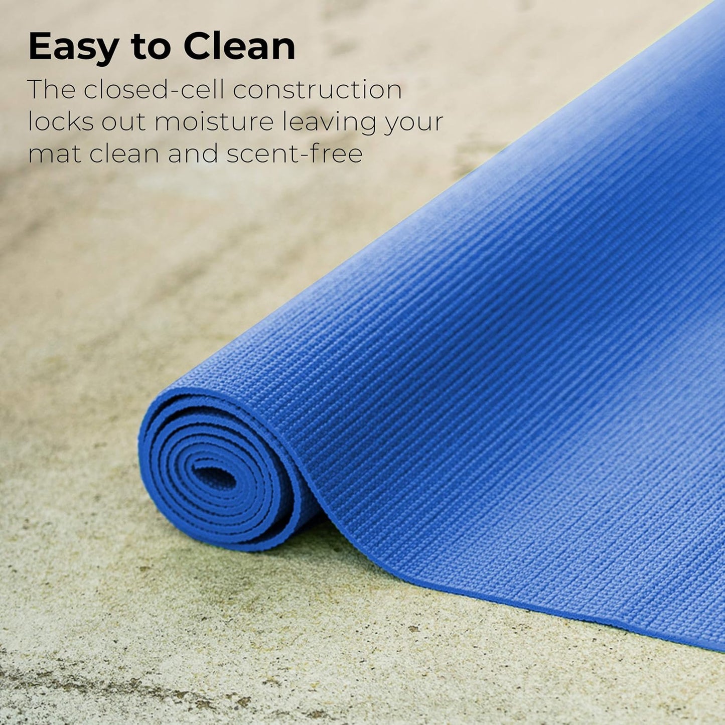 Hello Fit 10-Pack Yoga Mat, 68" x 24" Non Slip Exercise Mat, 4mm Thick Gym Mat for Fitness and Stretching, Bulk Non Toxic Yoga Mats for Schools and Studios