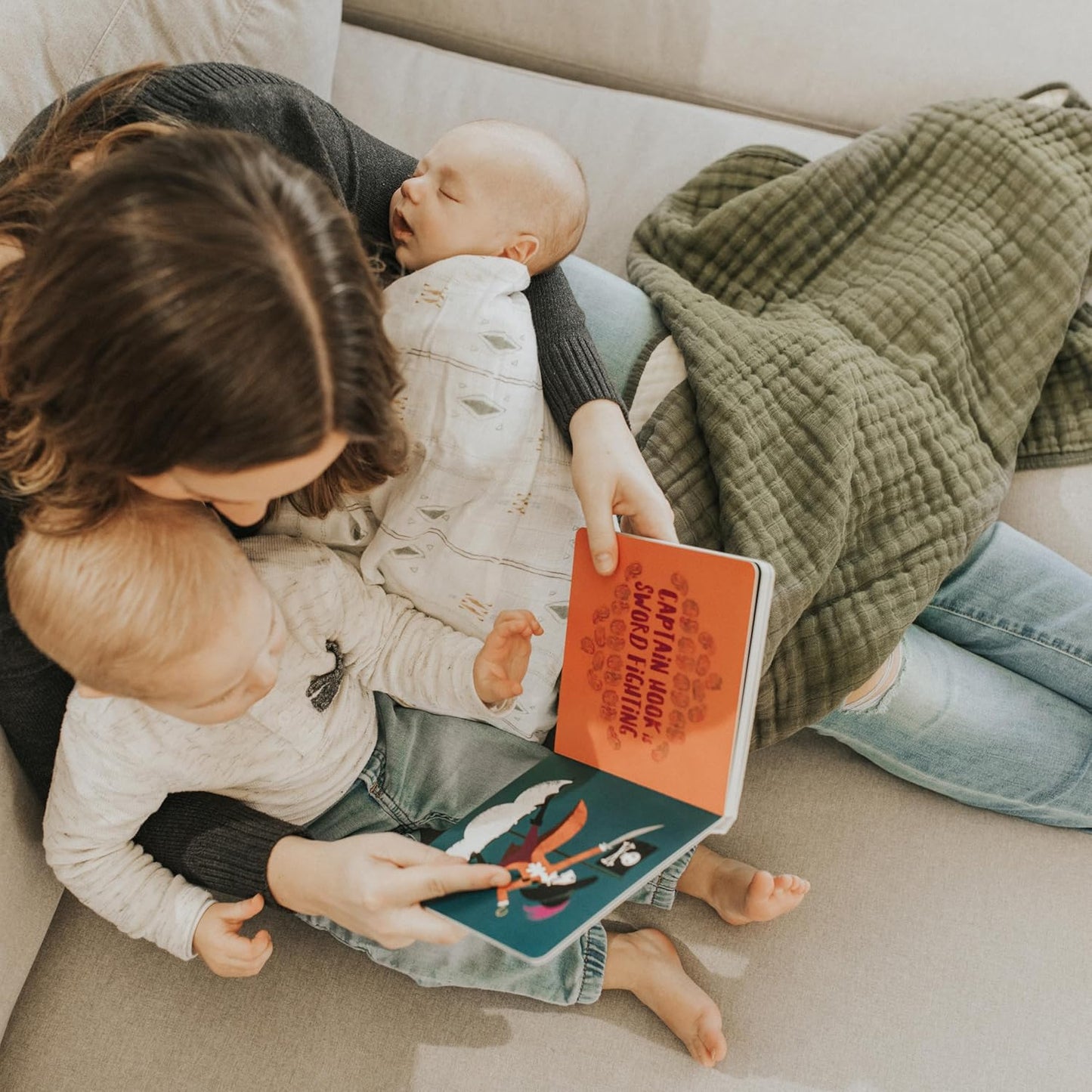 Little Unicorn Original Premium Cotton Quilt | Multi-Layered & Extra-Soft Muslin Fabric |for Babies & Toddlers (Fern)