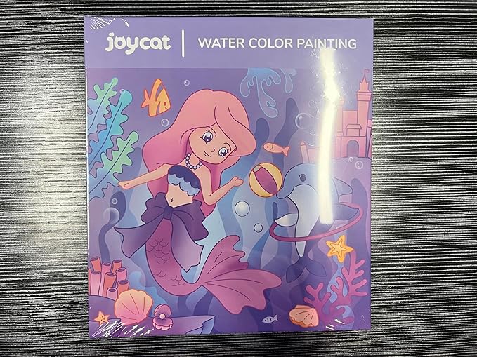 JoyCat Paint with Water Coloring Books for Toddlers, Watercolor Painting Sets for Kids Ages 3-5 4-8, Arts and Crafts Drawing Activities Toy Birthday Gift for Boys Girls (Underwater World)
