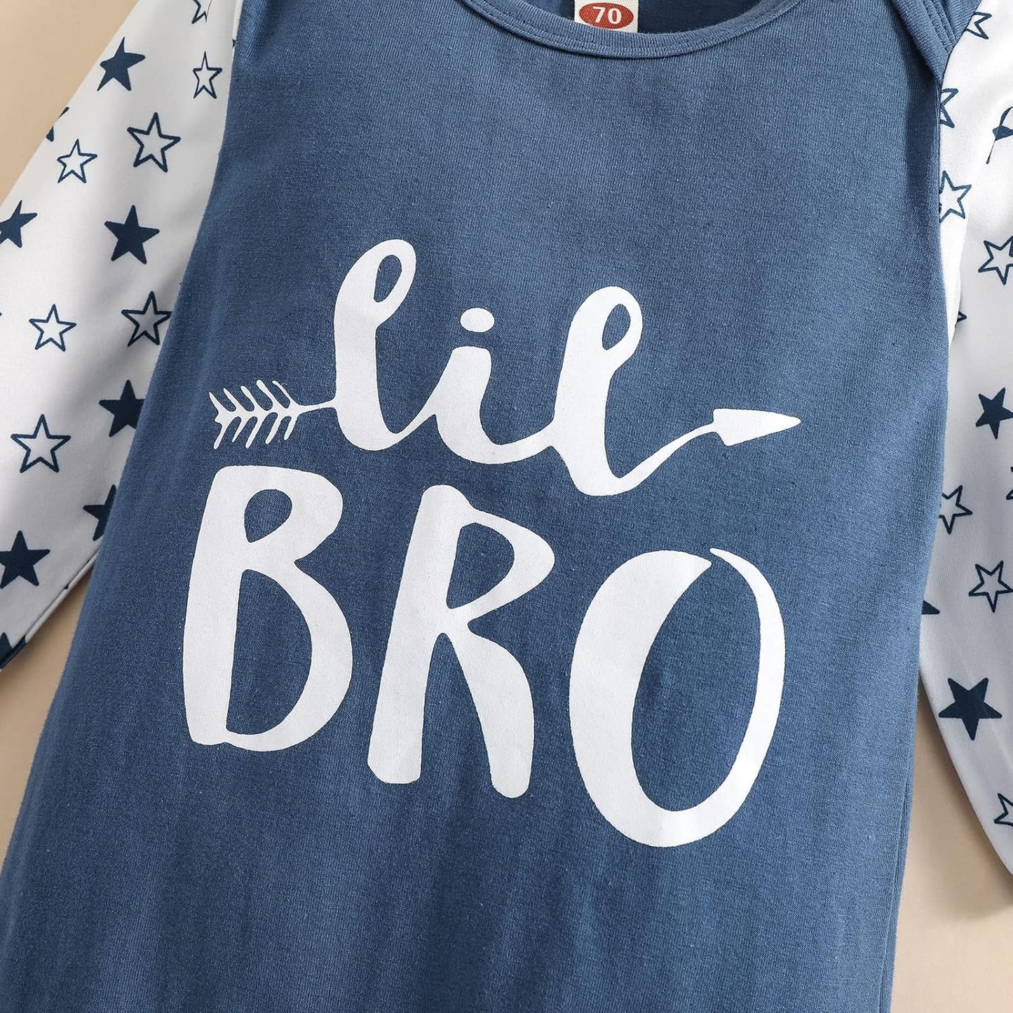 AMAWMW Newborn Baby Girl Little Sister Sleeper Gown Stripe Long Sleeve Nightgown Pajamas Gifts Stuff Essential Outfit